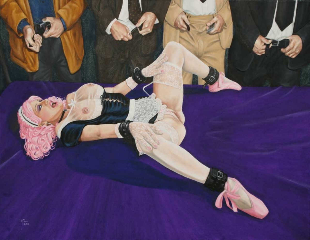 Maid for love - Oils on canvas, 60 x 80 cm, 2011