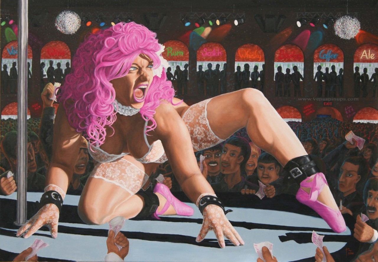 Showgirl - Oils on canvas, 70 x 100 cm, 2006.