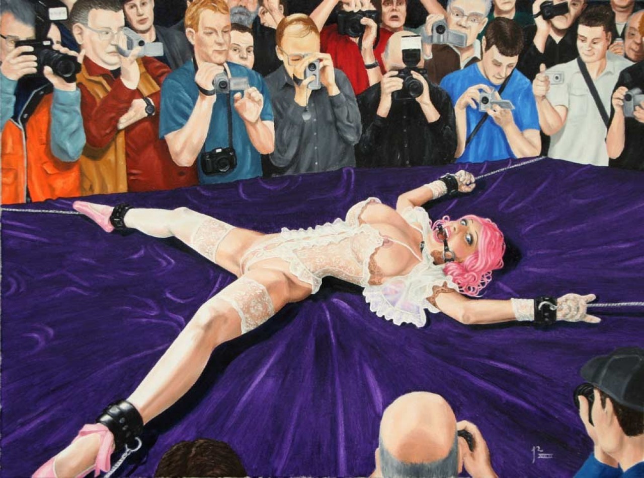 Sex tourism - Oils on canvas, 60 x 80 cm, 2011.